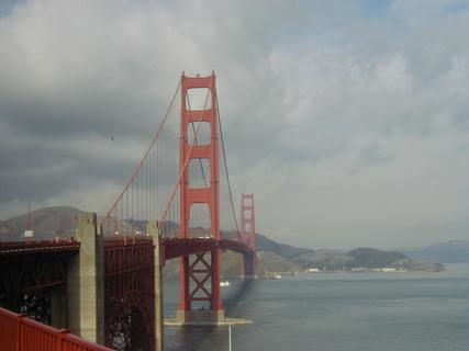 Golden Gate Bridge from the tour bus.  The coach was moving so I was surprised this picture turned out so well<br>Location: <a href="https://www.google.com/maps/search/?api=1&query=37.80855,-122.4768" target="_new">Highway 101</a>